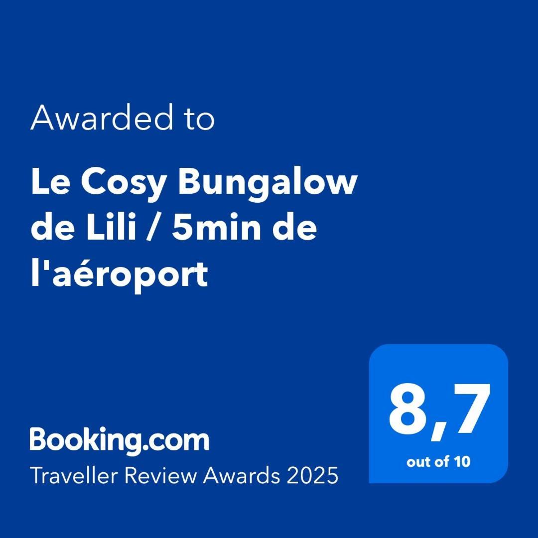 Le Cosy Bungalow De Lili / 5Min De L'Aeroport Les Abymes Ngoại thất bức ảnh